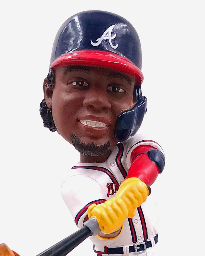 Ronald Acuna Jr Atlanta Braves On Fire Bobblehead FOCO - FOCO.com