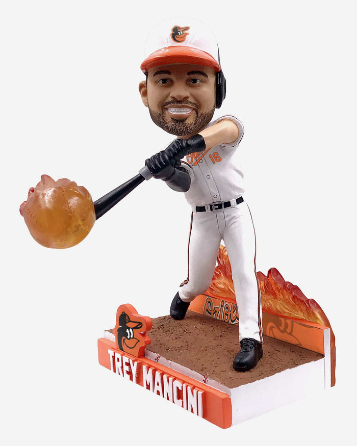 Trey Mancini Baltimore Orioles On Fire Bobblehead FOCO - FOCO.com