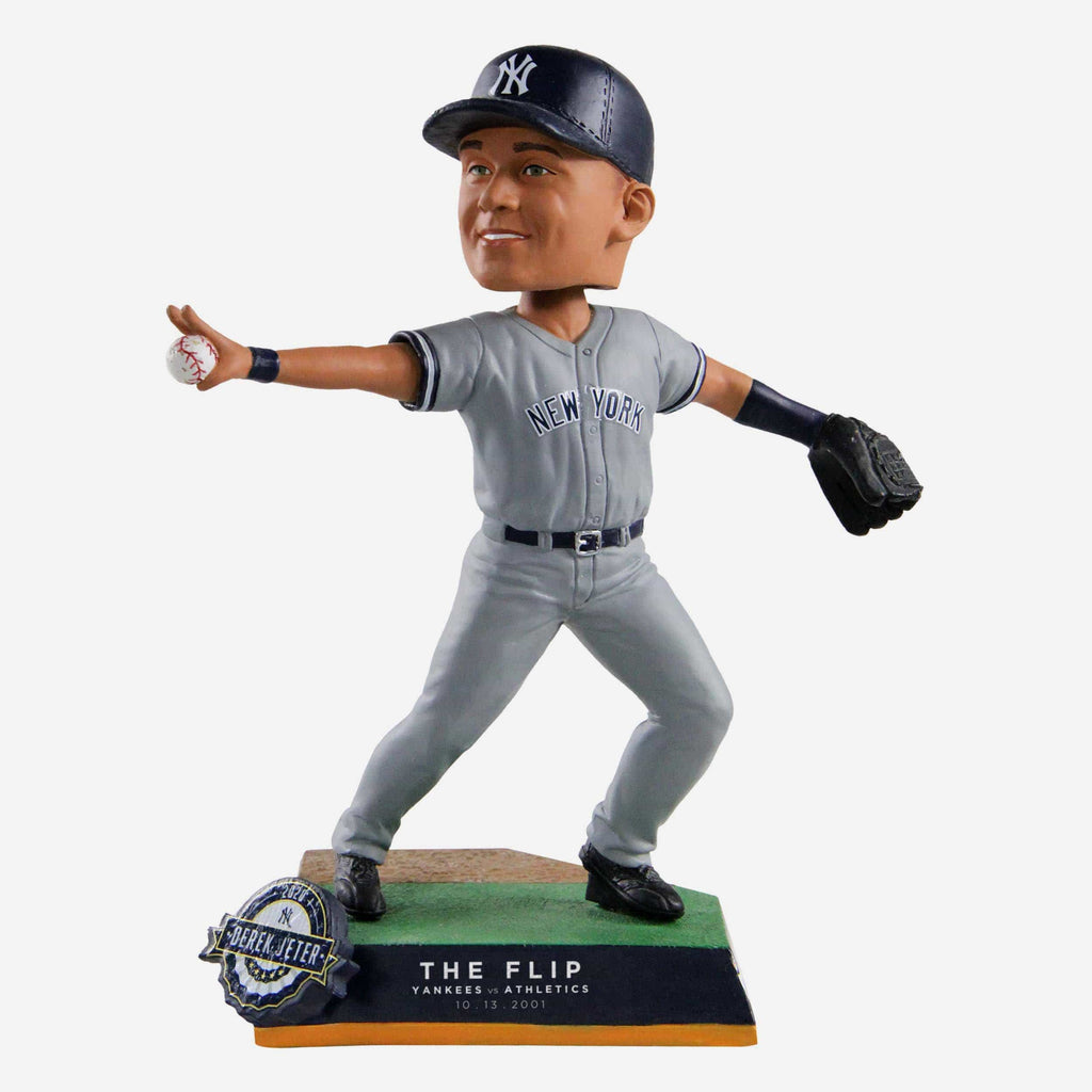 Derek Jeter New York Yankees The Flip Bobblehead FOCO - FOCO.com