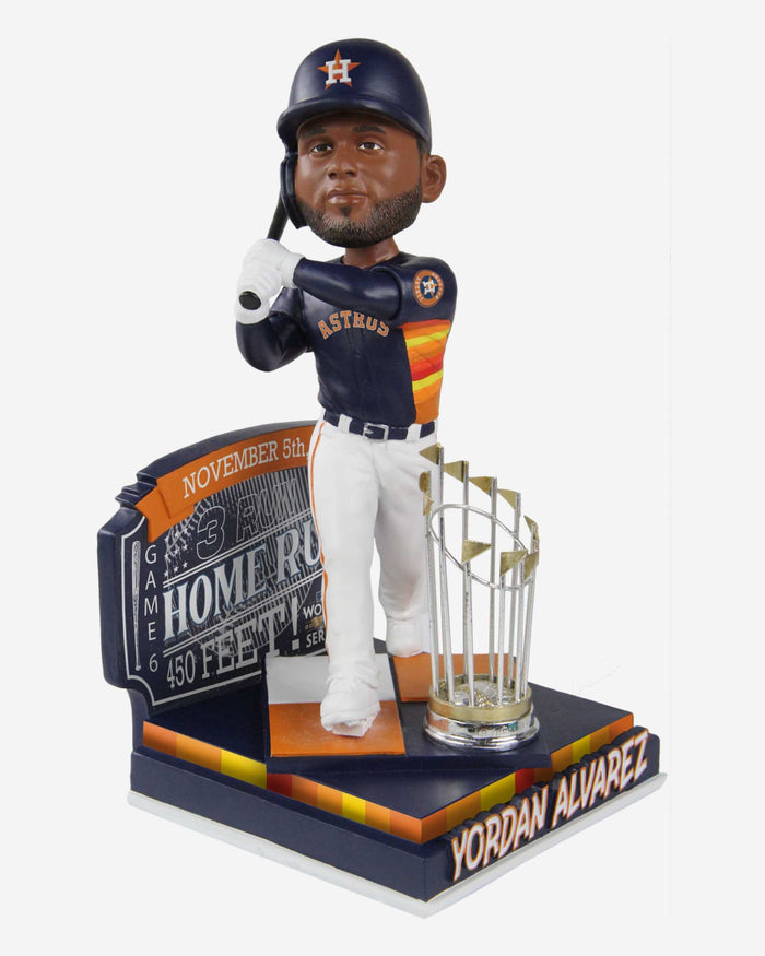 Yordan Alvarez Houston Astros 2022 World Series Champions Moment Bobblehead FOCO - FOCO.com