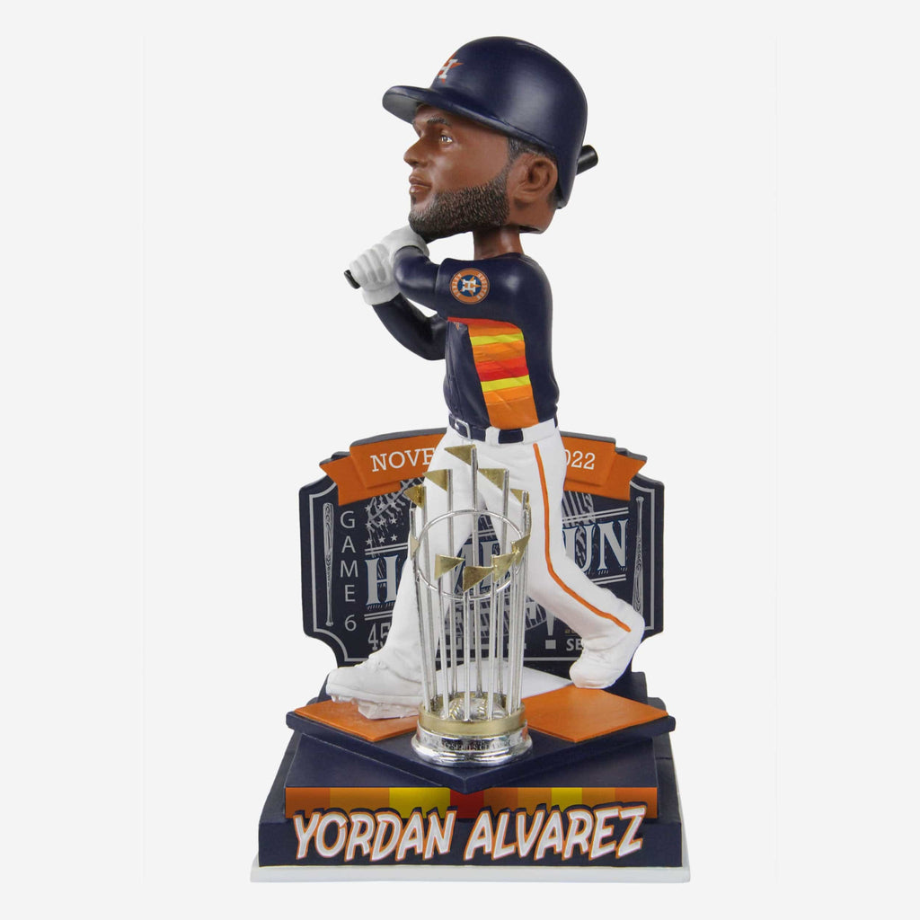 Yordan Alvarez Houston Astros 2022 World Series Champions Moment Bobblehead FOCO - FOCO.com