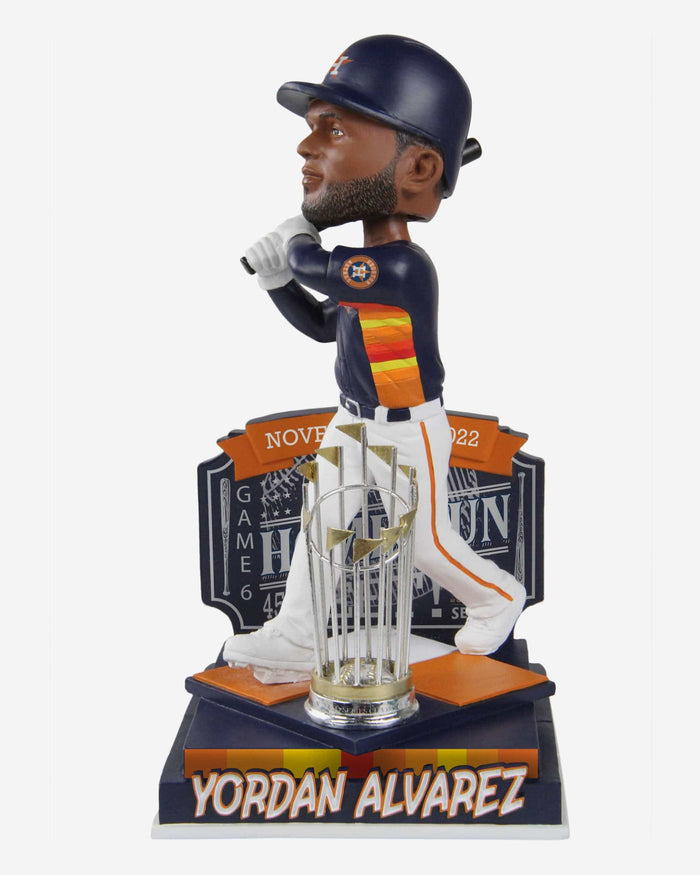 Yordan Alvarez Houston Astros 2022 World Series Champions Moment Bobblehead FOCO - FOCO.com