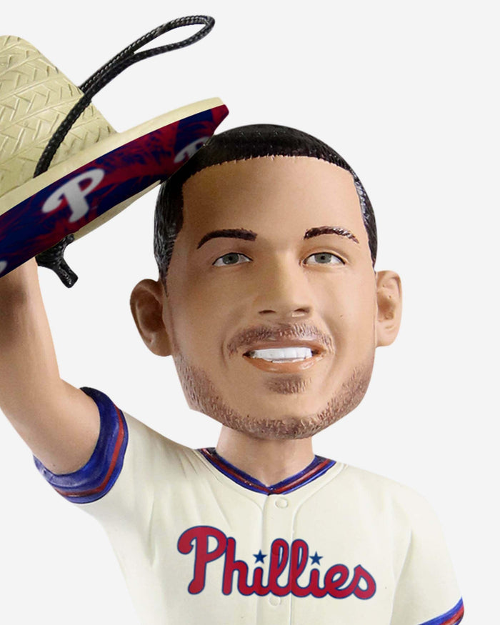 JT Realmuto Philadelphia Phillies Straw Hat Bobblehead FOCO - FOCO.com