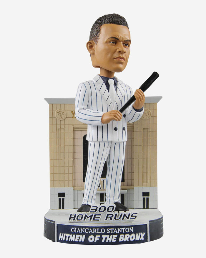 Giancarlo Stanton New York Yankees Hitmen Of The Bronx Bobblehead FOCO - FOCO.com