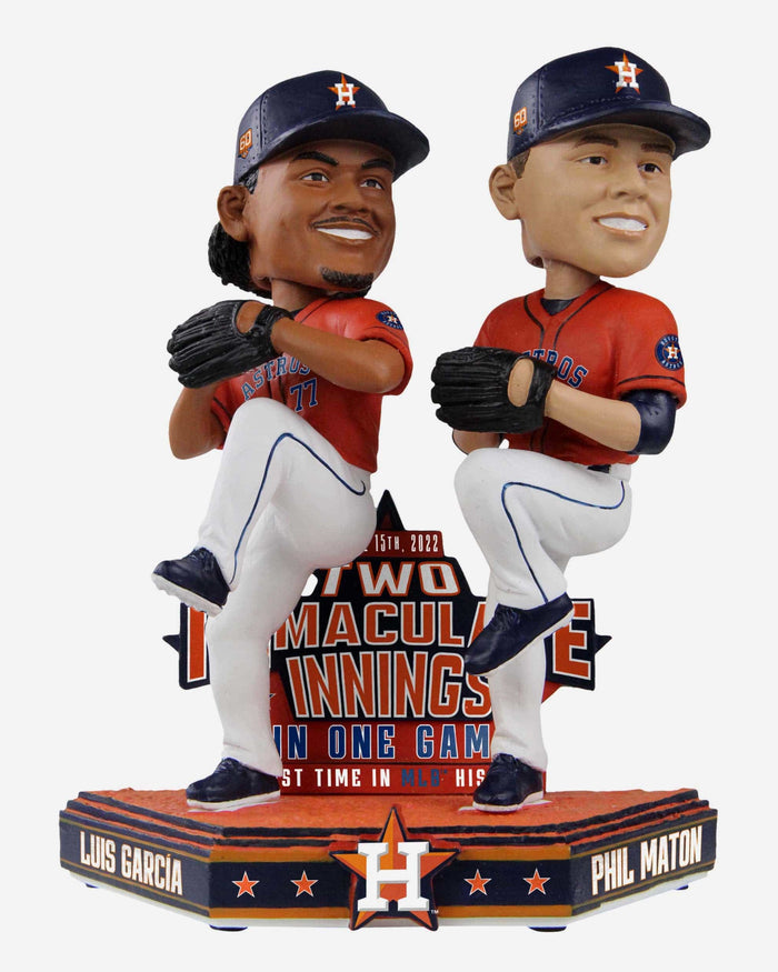 Phil Maton & Luis Garcia Houston Astros Immaculate Innings Dual Bobblehead FOCO - FOCO.com