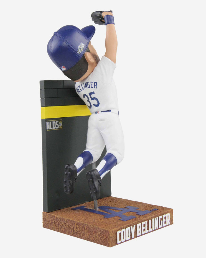 Cody Bellinger Los Angeles Dodgers Jumping Wall Catch Bobblehead FOCO - FOCO.com