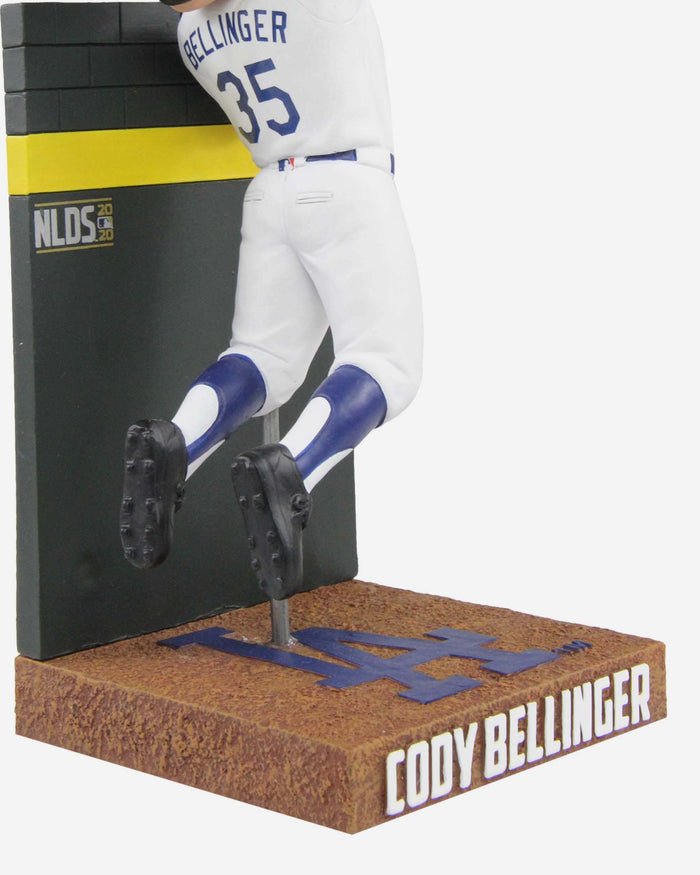 Cody Bellinger Los Angeles Dodgers Jumping Wall Catch Bobblehead FOCO - FOCO.com