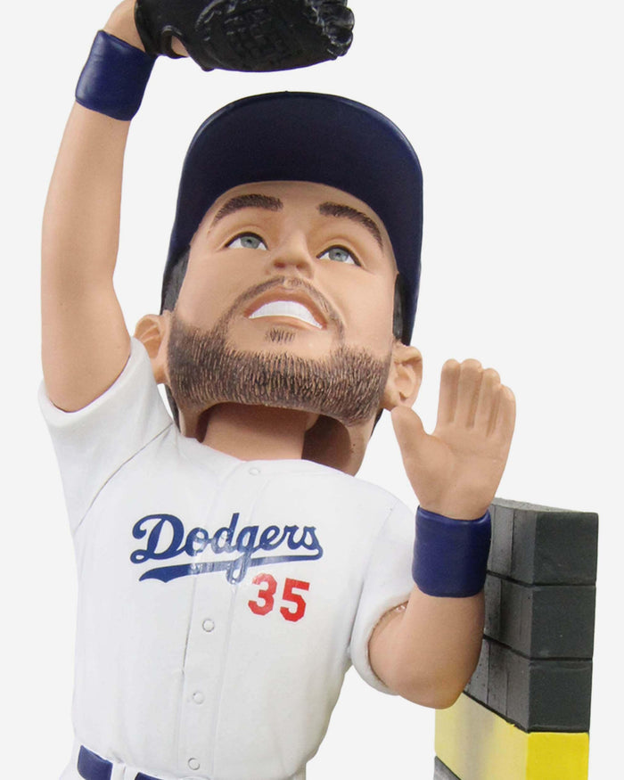 Cody Bellinger Los Angeles Dodgers Jumping Wall Catch Bobblehead FOCO - FOCO.com