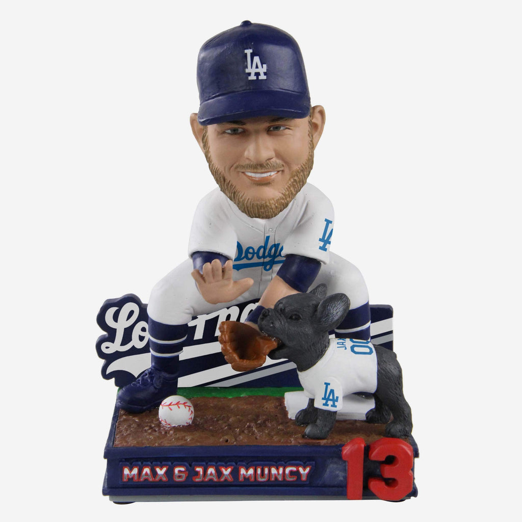 Max Muncy Los Angeles Dodgers Jax Dog Bobblehead FOCO - FOCO.com