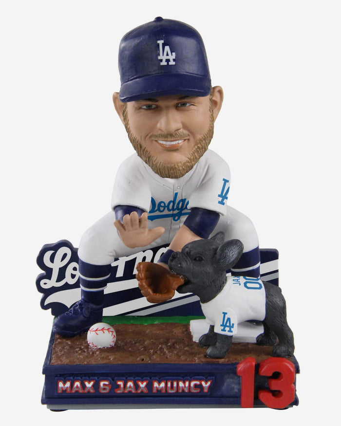 Max Muncy Los Angeles Dodgers Jax Dog Bobblehead FOCO - FOCO.com