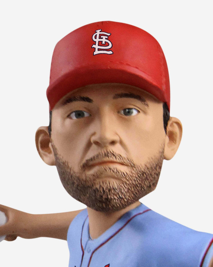 Adam Wainwright St Louis Cardinals Light Blue Jersey Bobblehead FOCO - FOCO.com