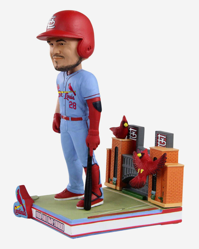 Nolan Arenado St Louis Cardinals Light Blue Jersey Bobblehead FOCO - FOCO.com