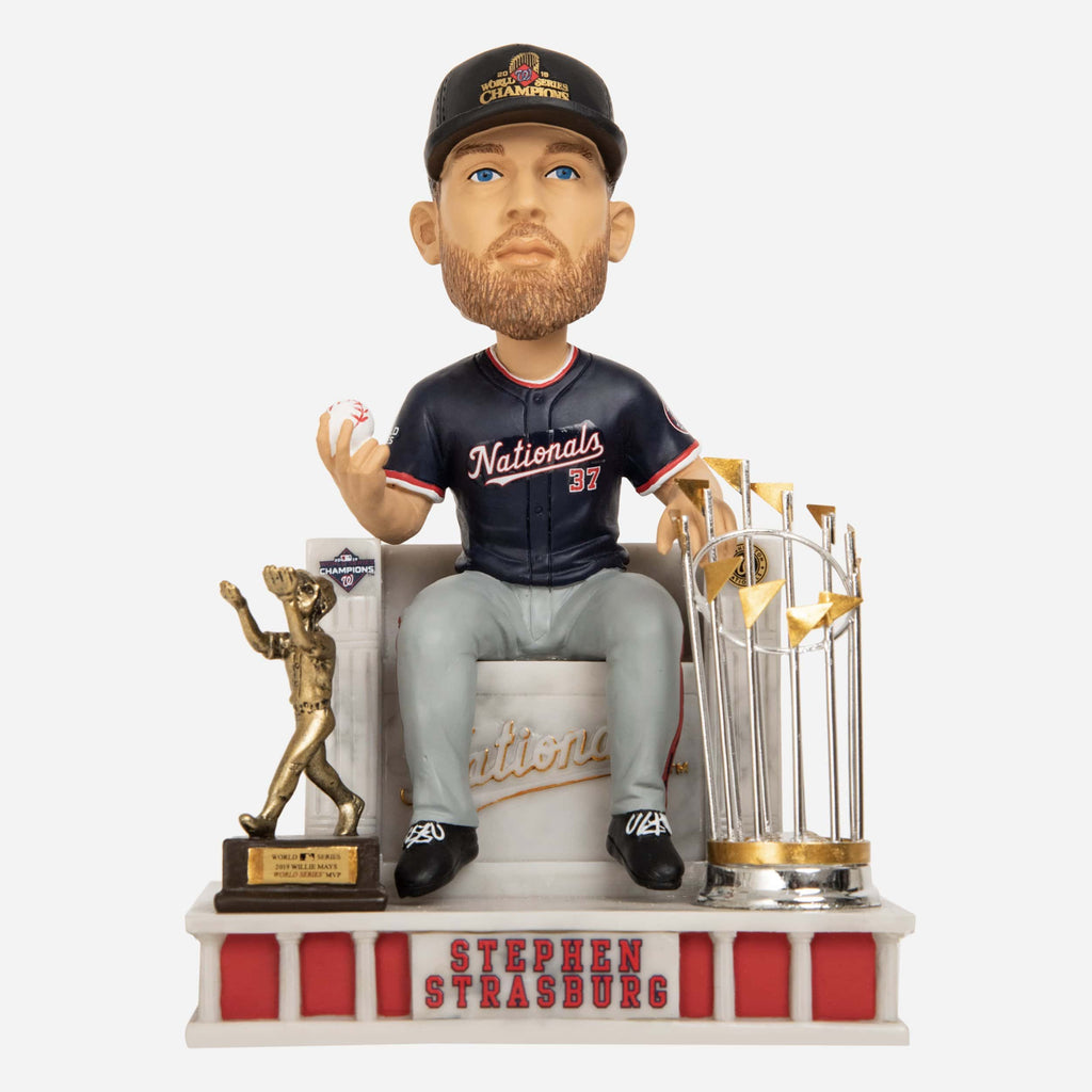 Stephen Strasburg Washington Nationals 2019 World Series Champions Lincoln Memorial Bobblehead FOCO - FOCO.com