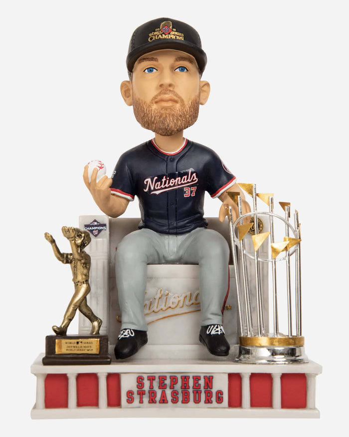 Stephen Strasburg Washington Nationals 2019 World Series Champions Lincoln Memorial Bobblehead FOCO - FOCO.com