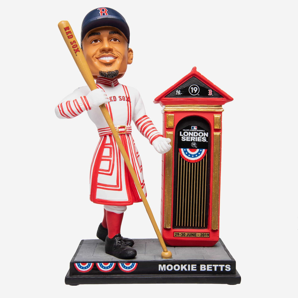 Mookie Betts Boston Red Sox London Series Beefeater Bobblehead FOCO - FOCO.com