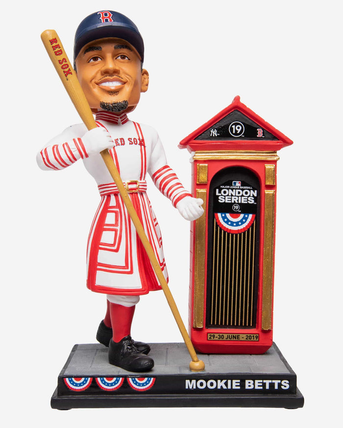 Mookie Betts Boston Red Sox London Series Beefeater Bobblehead FOCO - FOCO.com