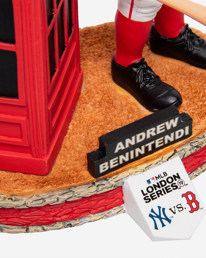 Andrew Benintendi Boston Red Sox London Series Phone Booth Bobblehead FOCO - FOCO.com