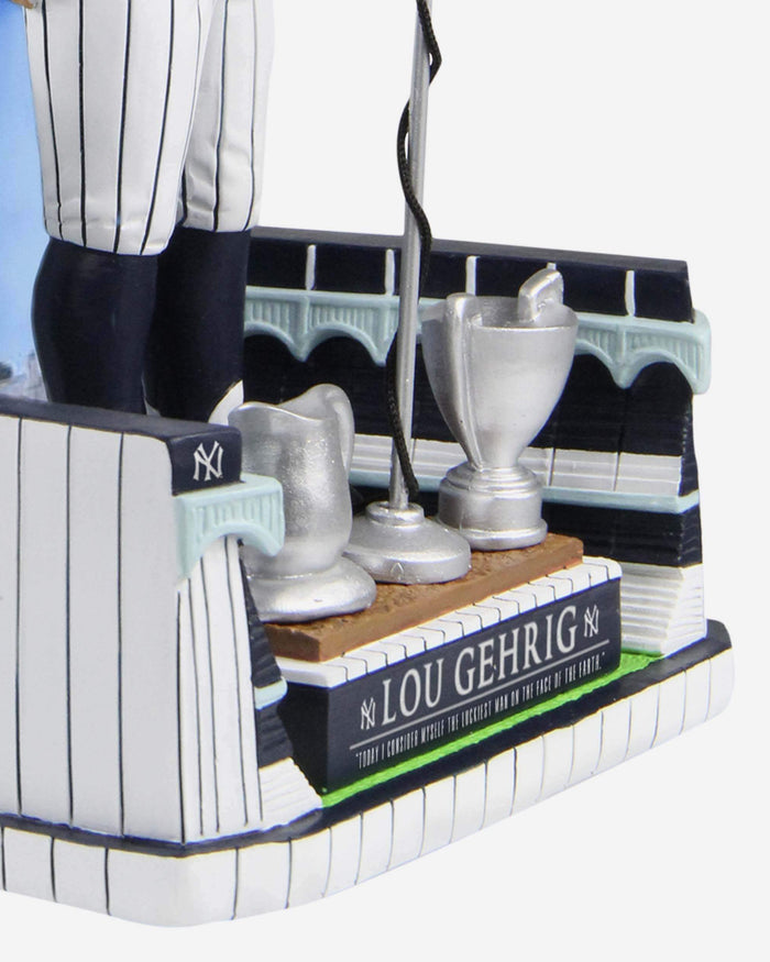 Lou Gehrig New York Yankees Luckiest Man Speech Bobblehead FOCO - FOCO.com