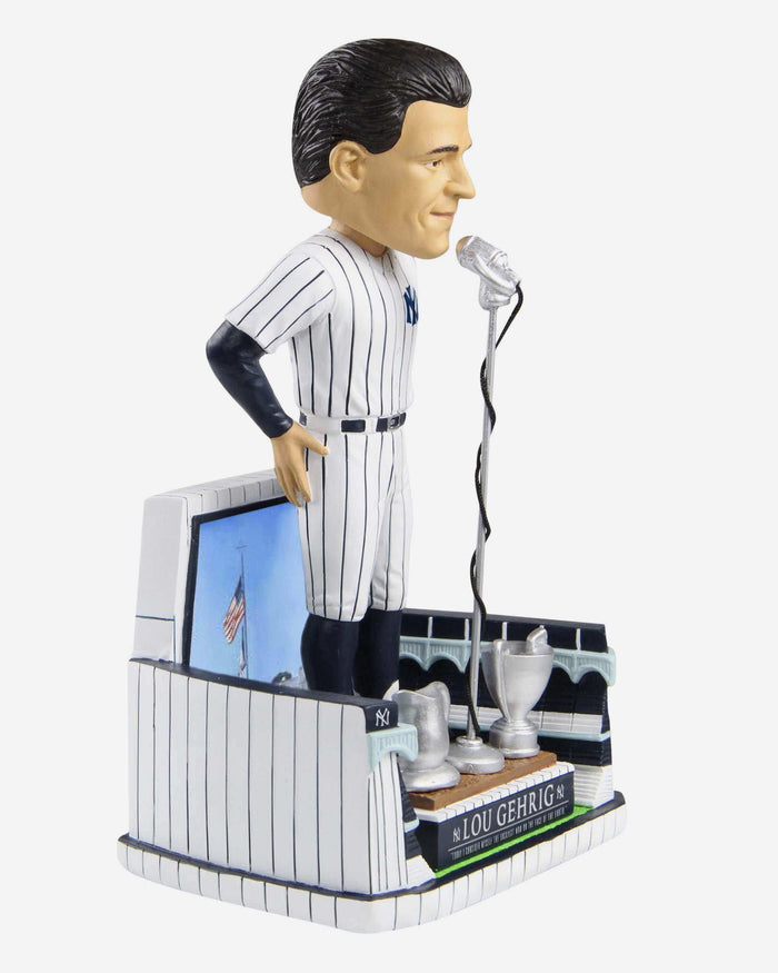 Lou Gehrig New York Yankees Luckiest Man Speech Bobblehead FOCO - FOCO.com