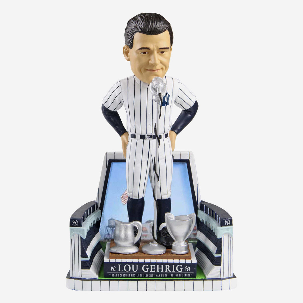 Lou Gehrig New York Yankees Luckiest Man Speech Bobblehead FOCO - FOCO.com