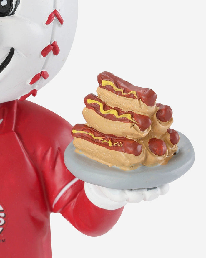 Mr Red Cincinnati Reds Memorial Day Mascot Bobblehead FOCO - FOCO.com
