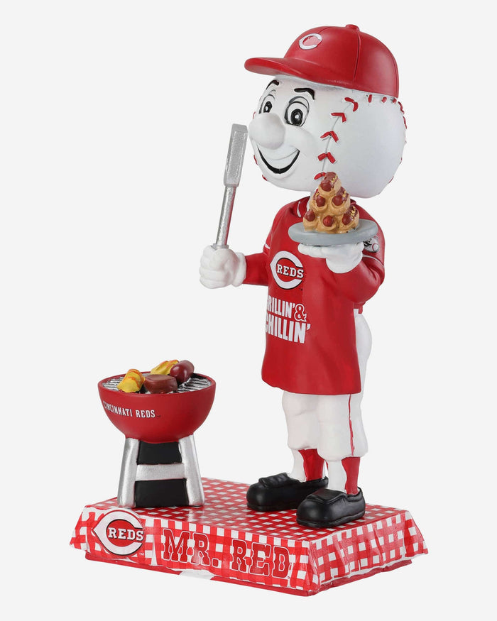 Mr Red Cincinnati Reds Memorial Day Mascot Bobblehead FOCO - FOCO.com