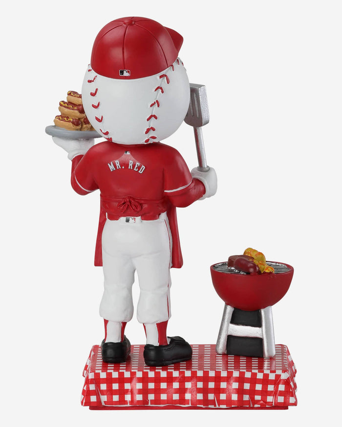 Mr Red Cincinnati Reds Memorial Day Mascot Bobblehead FOCO - FOCO.com