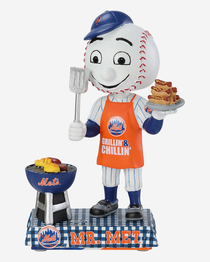 Mr Met New York Mets Memorial Day Mascot Bobblehead FOCO - FOCO.com
