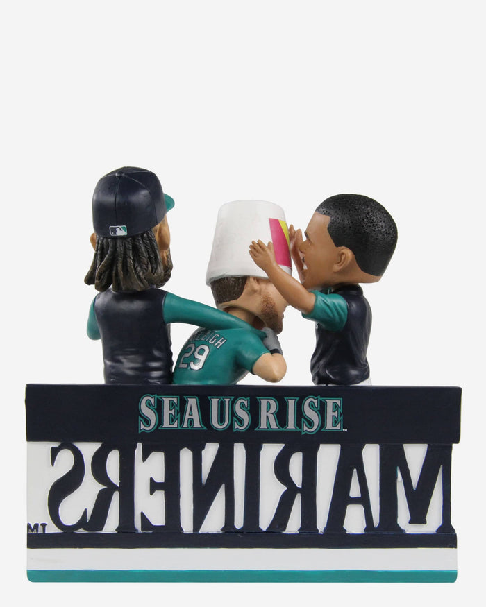 Julio Rodriguez & Cal Raleigh & JP Crawford Seattle Mariners Sea Us Rise Mini Bobblehead Scene FOCO - FOCO.com