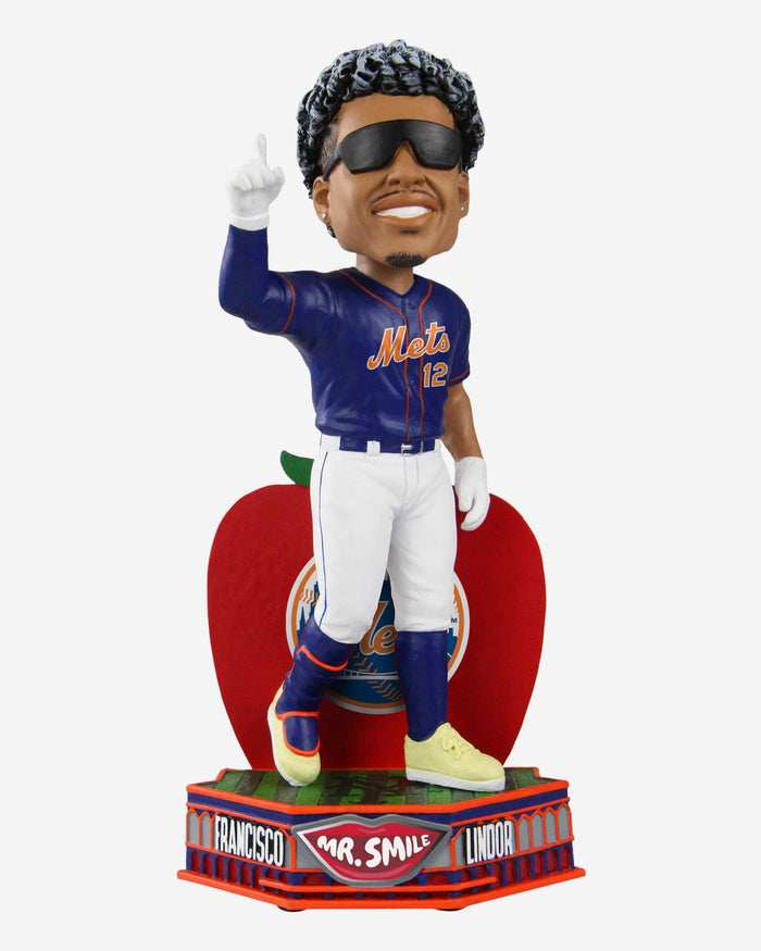 Francisco Lindor New York Mets Mr Smile Bobblehead FOCO - FOCO.com