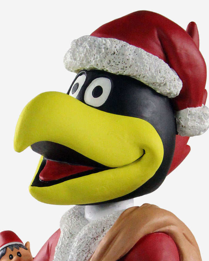 Fredbird St Louis Cardinals Santa Claus Mascot Bobblehead FOCO - FOCO.com