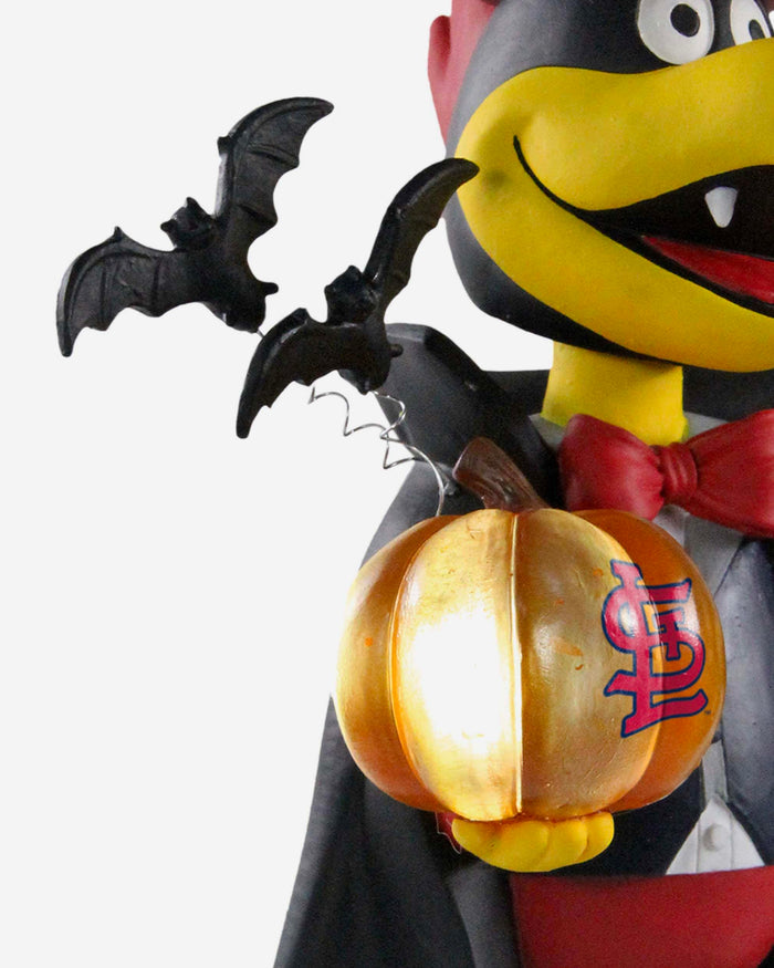 Fredbird St Louis Cardinals Light-Up Pumpkin Halloween Mascot Bobblehead FOCO - FOCO.com