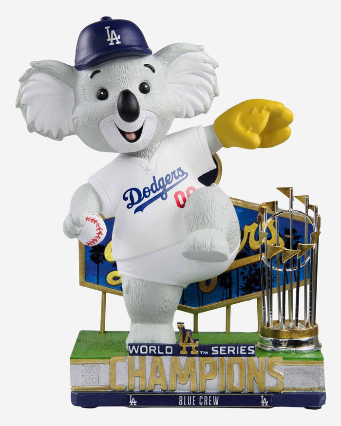 Los Angeles Dodgers 2020 World Series Champions Koala Mascot Bobblehead FOCO - FOCO.com