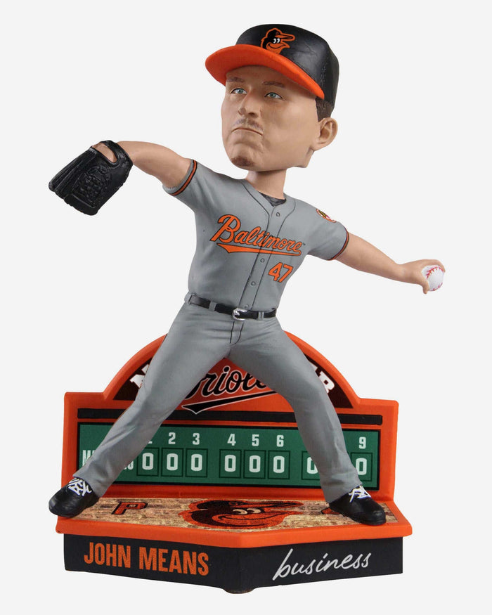 John Means Baltimore Orioles No Hitter Bobblehead FOCO - FOCO.com