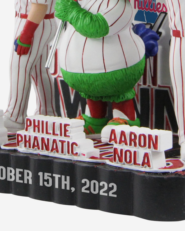 Philadelphia Phillies 2022 NLDS Winners Red October Mini Bobblehead Scene FOCO - FOCO.com