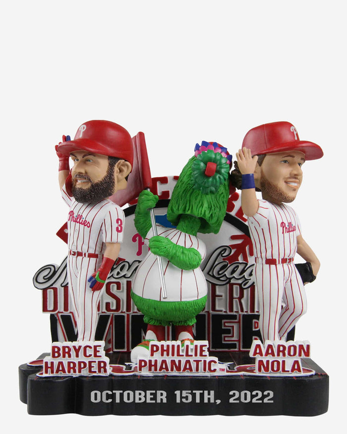 Philadelphia Phillies 2022 NLDS Winners Red October Mini Bobblehead Scene FOCO - FOCO.com