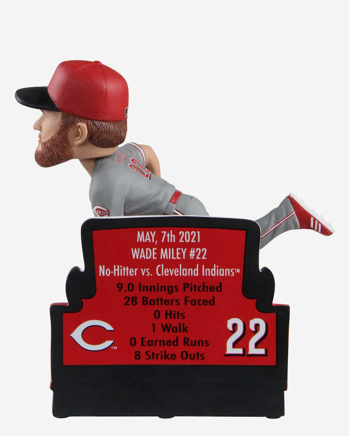 Wade Miley Cincinnati Reds No Hitter Bobblehead FOCO - FOCO.com