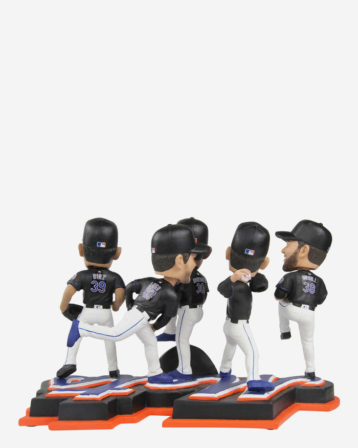 New York Mets Combined No Hitter Mini Bobblehead Scene FOCO - FOCO.com