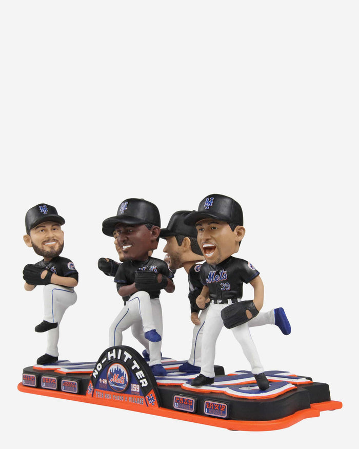 New York Mets Combined No Hitter Mini Bobblehead Scene FOCO - FOCO.com