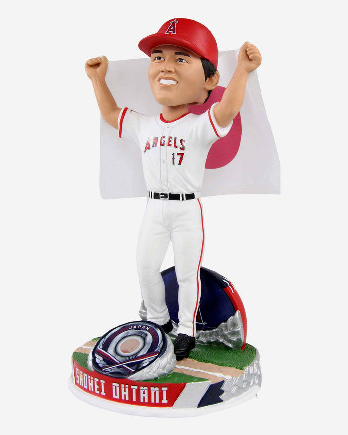 Shohei Ohtani Los Angeles Angels National Flag Bobblehead FOCO - FOCO.com