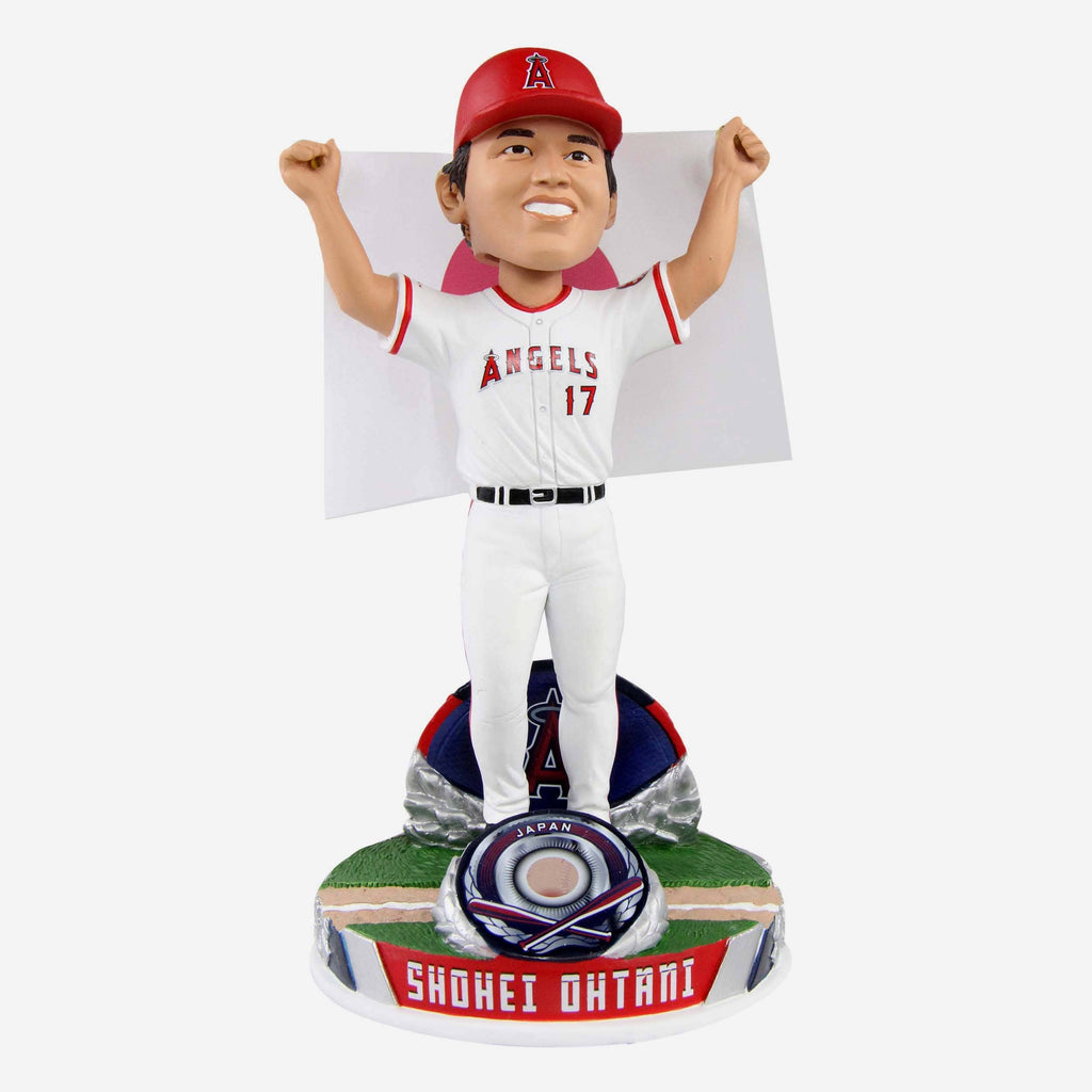 Shohei Ohtani Los Angeles Angels National Flag Bobblehead FOCO - FOCO.com