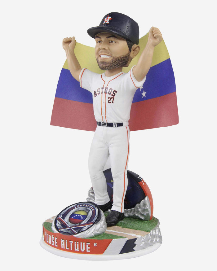 Jose Altuve Houston Astros National Flag Bobblehead FOCO - FOCO.com