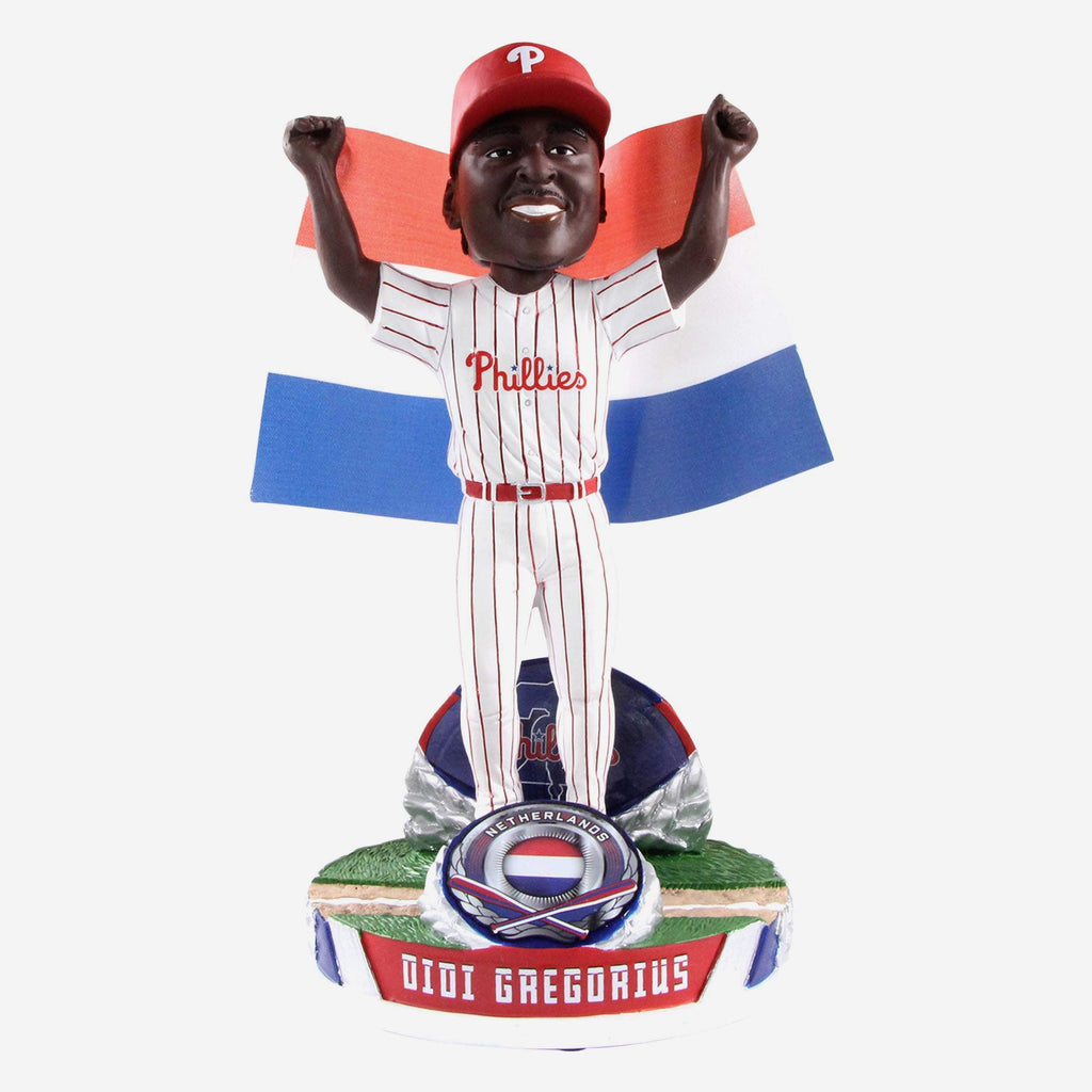 Didi Gregorius Philadelphia Phillies National Flag Bobblehead FOCO - FOCO.com