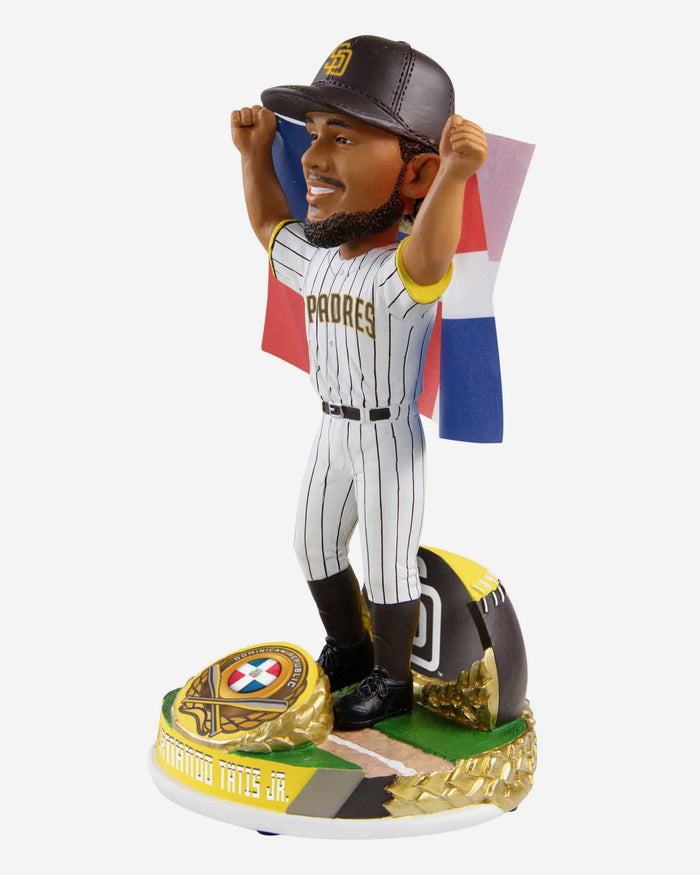 Fernando Tatis Jr San Diego Padres National Flag Bobblehead FOCO - FOCO.com