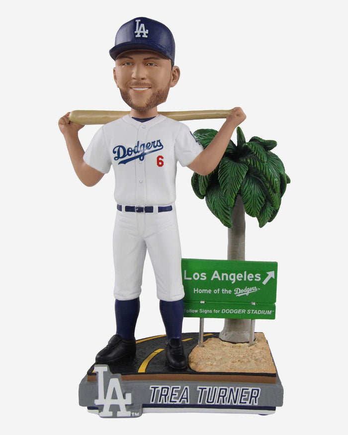 Trea Turner Los Angeles Dodgers Next Stop Bobblehead FOCO - FOCO.com