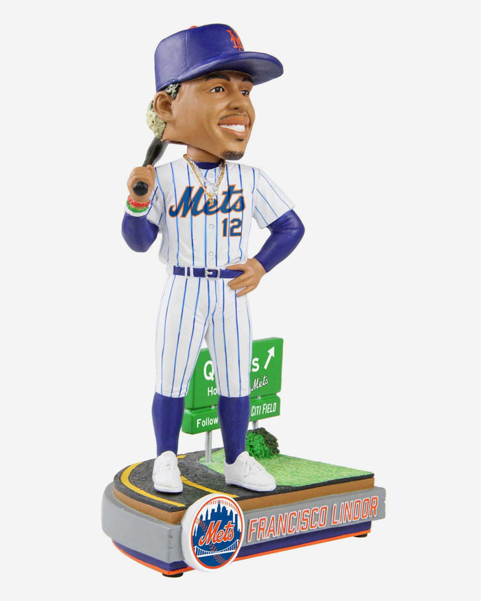 Francisco Lindor New York Mets Next Stop Bobblehead FOCO - FOCO.com