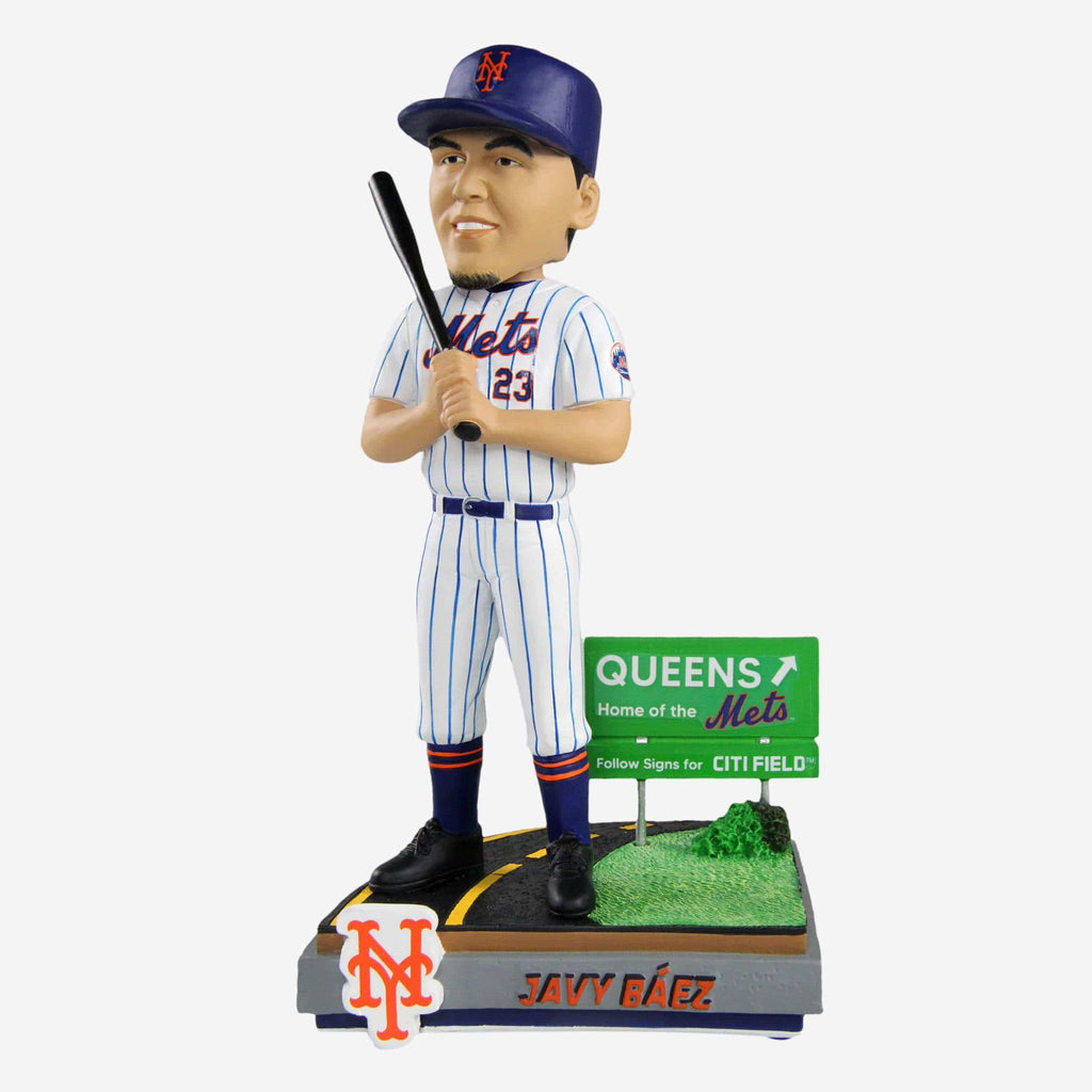 Javier Baez New York Mets Next Stop Bobblehead FOCO - FOCO.com