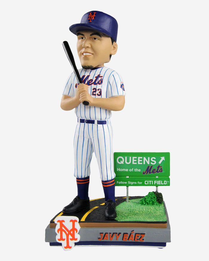 Javier Baez New York Mets Next Stop Bobblehead FOCO - FOCO.com