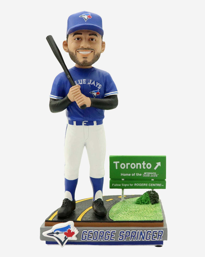 George Springer Toronto Blue Jays Next Stop Bobblehead FOCO - FOCO.com