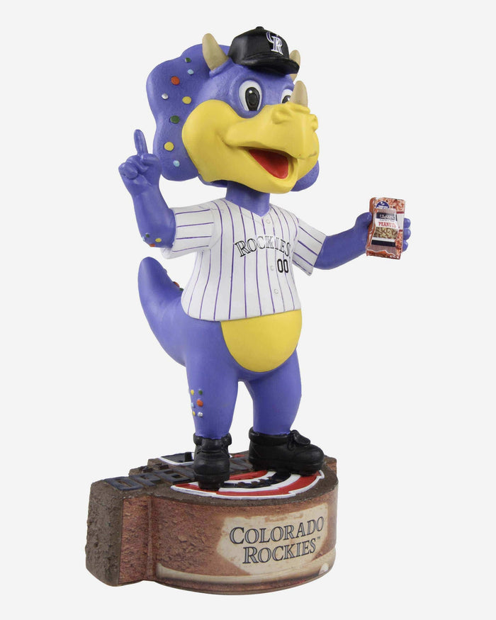 Dinger Colorado Rockies Opening Day Mascot Bobblehead FOCO - FOCO.com